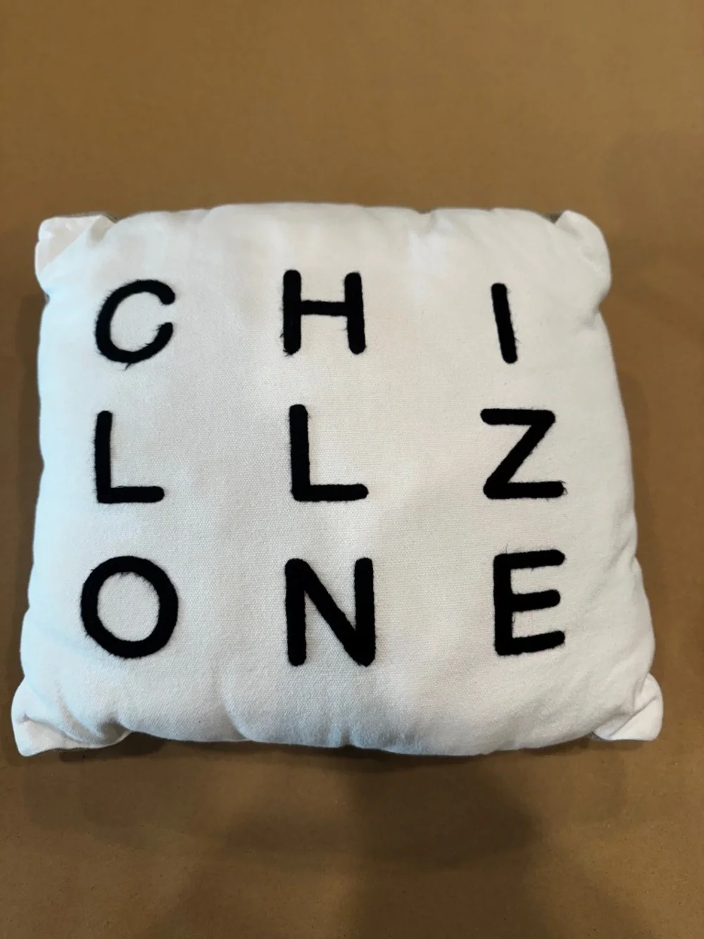 'Chill zone' pillow
